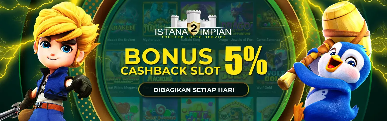 PROMO CASHBACK SLOT 5% DI BAGI SETIAP HARI